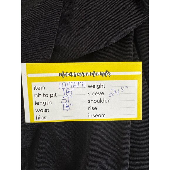 NWT Band Of The Free Large Long Black Maxi Cocktail Dress - Picture 9 of 16